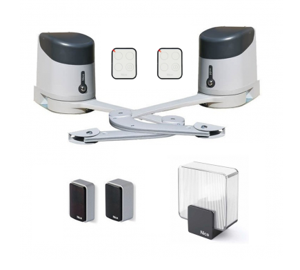 Photo Kit portail battant jusqu\' 3.5m et 330Kg par vantail. usage intensif | Ref : HYKEBDKCE