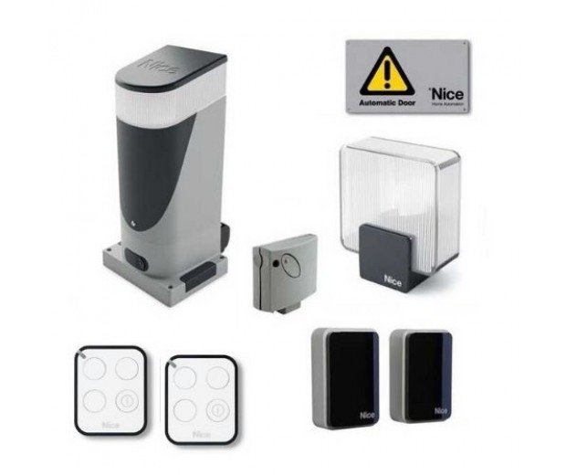 Photo Kit portail coulissant  technologie radio bidirectionnelle jusqu' 400 kg et 6 m | Ref : SLH400BDKCE