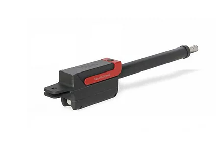 Photo Op�rateur battant HI SPEED r�versible, 24 Vcc, avec encodeur magn�tique, pour portails avec vantaux jusqu'� 3,7m ou 450Kg.
Man�uvre rapide : ouverture � 90� en 12 secondes environ | Ref : TTN3724RHS