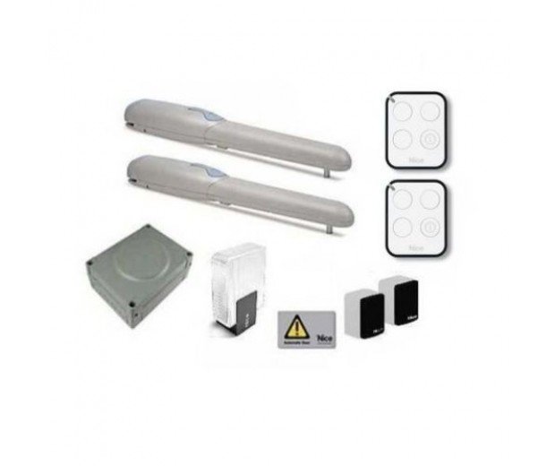 Photo Kit complet pour portails battants jusqu' 3,5m 24V | Ref : WINGO5024BDKCE