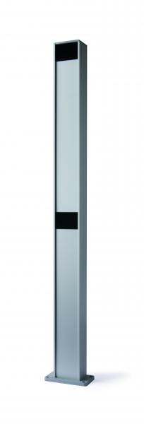 Photo Colonne pour 2 photocellules  taille M, Hauteur 100 cm et accessoires  | Ref : PPH2