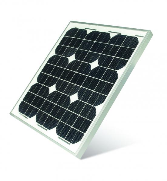 Photo Panneau solaire photovoltaque pour alimentation 24V avec puissance maximum de 15 W | Ref : SYP