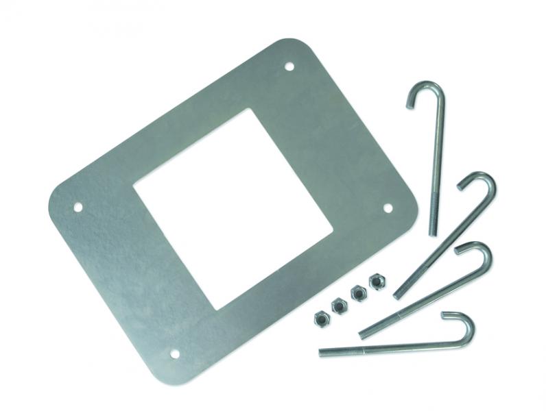 Photo Platine de scellement avec pattes  sceller, pour MBAR | Ref : XBA16