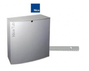 NICE FRANCE Oprateur pour portail coulissant juqu' 4000 kg. irrversible, fins de course lectromcaniques, 400 vca, avec logique de commande dpro500 incorpore. idal pour un usage industriel. TUB4000