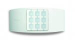 NICE FRANCE Plastique blanc + caoutchouc  ice blue  WAX