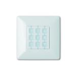 NICE FRANCE Plaque murale opla rectangulaire, couleur blanche, pour habillage metteurs serie niceway WRW