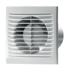 Photo Aérateur hélicoïde axial silencieux. d=100mm. avec clapet anti-retour et minuterie réglable | Ref : 549010