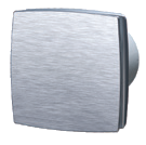 Photo Arateur hlicode axial design. faade Alu. d=100mm. avec clapet anti-retour et minuterie rglable | Ref : 549025