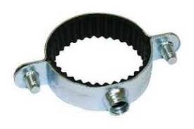 Photo Collier de suportage isophonique galva à montage rapide avec filetage double M8/M10 D=250mm | Ref : 101690