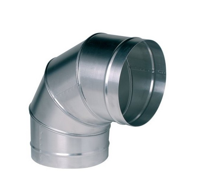 Photo Coude embouti galva D=160mm Angle=90 | Ref : 102711