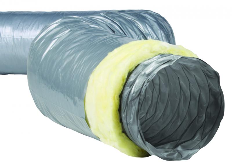 Conduit souple PVC 125 mm isolé thermique 25 mm type TH - lg 6m, Nather ...