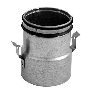Photo Adaptateur Indomopour groupe vmc d= 80 mm - 1 piquages 76 mm Int ( 90 Ext) | Ref : 115727