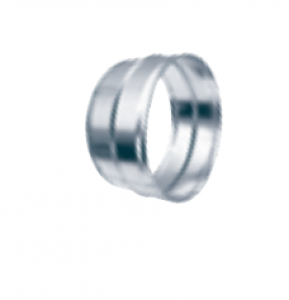 NATHER Raccord circulaire mle galva d=100mm 231056