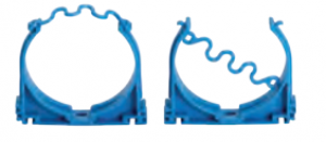 NATHER Collier clips bleu pour pe-hd diam ext = 90 mm 998140