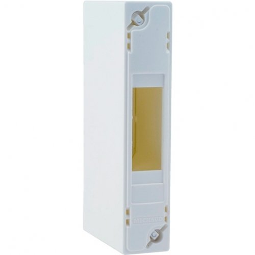 Photo Cache borne 1 module blanc IP30 IK05 | Ref : CB1