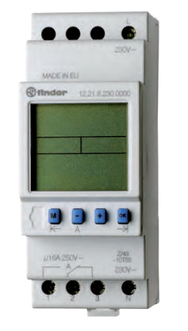 Photo HORLOGE DIGITALE HEBDOMADAIRE 2 CANAUX 2 | Ref : 12.22