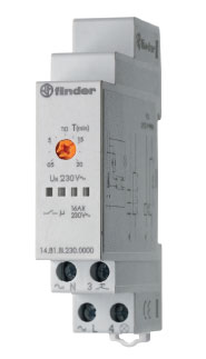 Photo MINUTERIE 8 FONCTIONS 1NO 16A 30S A 20MIN 230V | Ref : 14.01