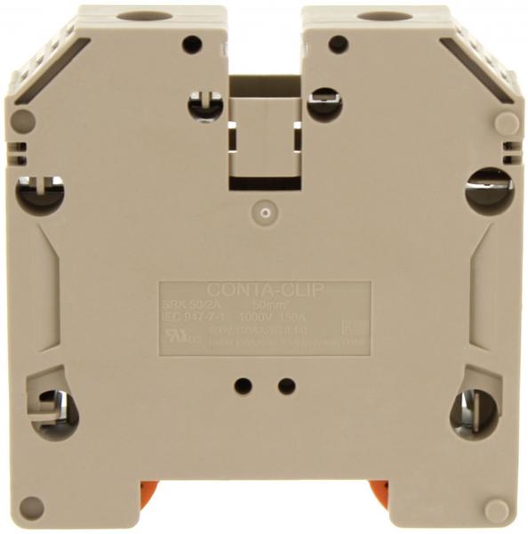 Photo Bloc de jonction � vis SRK 50mm2 beige p | Ref : 17156.2