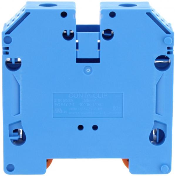 Photo Bloc de jonction � vis SRK 50mm2 bleu pa | Ref : 17156.5