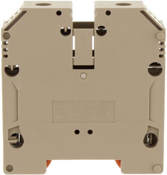 Photo Bloc de jonction � vis SRK 70mm2 beige p | Ref : 17161.2