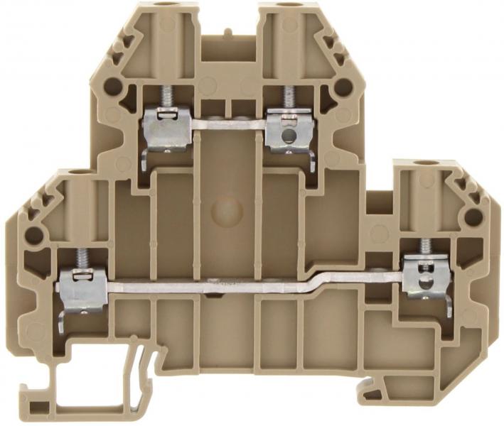 Photo Bloc de jonction � vis double 2x2,5mm2 S | Ref : 17180.2