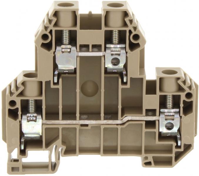 Photo Bloc de jonction � vis double 2x10mm2 SR | Ref : 17190.2