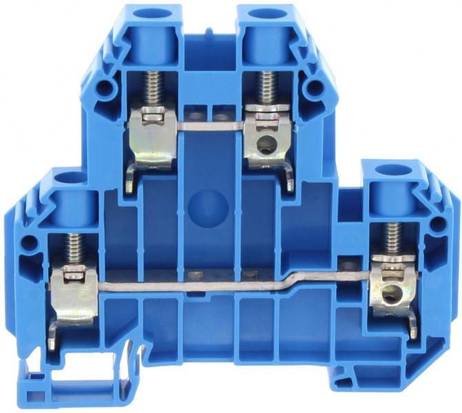 Photo Bloc de jonction � vis double 2x10mm2 SR | Ref : 17190.5