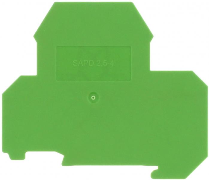 Photo Plaque d'extr�mit� verte pour borne doub | Ref : 17292.1