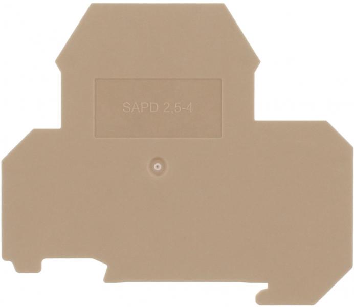 Photo Plaque d'extr�mit� beige pour borne doub | Ref : 17292.2