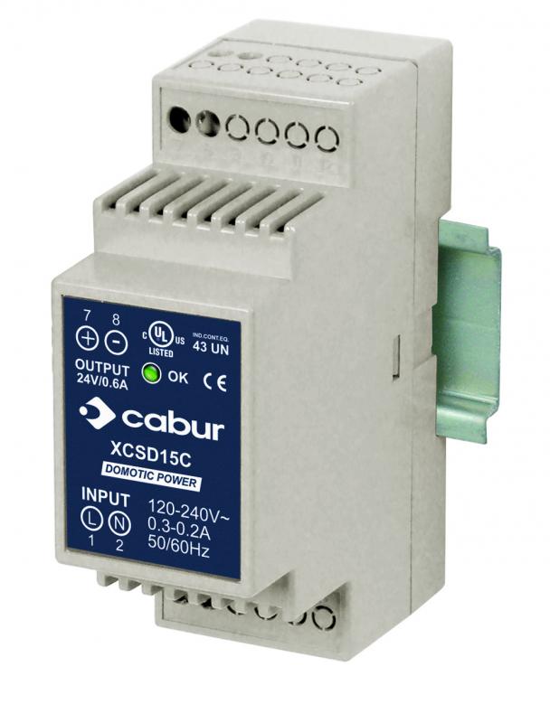 Photo Alimentation � d�cupage monophas�  24vdc 15w 0,6a | Ref : XCSD15C