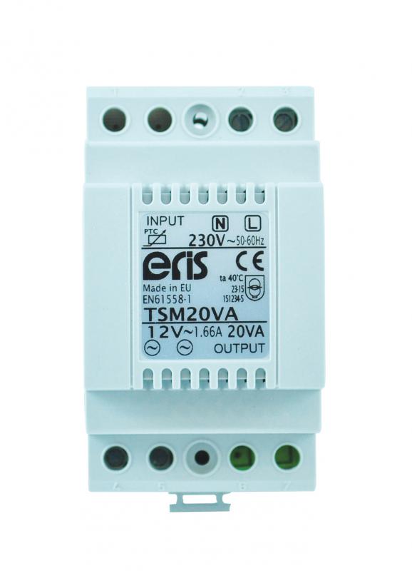 Photo TRANSF.12VAC 20VA 3MOD. | Ref : TSM20VA