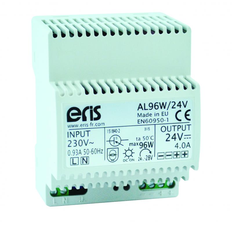 Photo Alimentation modulaire 24VDC 96W 4A 6 modules | Ref : AL96W/24V