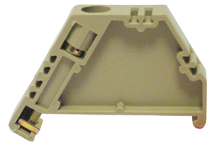 Photo BUTEE D'ARRET POUR RAIL DIN. -Botier isol : polyamide 6.6. -Montage sur TS35. . . | Ref : 2005.2