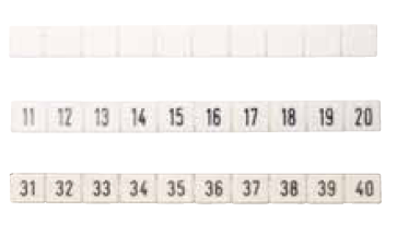 Photo REPER. DE 61 A 70 PAS 6MM | Ref : 2036/61-70