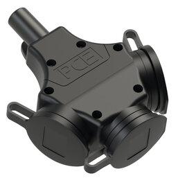 Photo Triplite 16A 2P+T IP44 standard franais NF en polyamide | Ref : 24311-SXSC