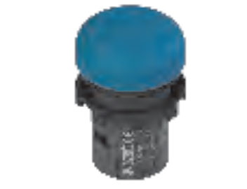 Photo VOYANT LED BLEU MONOBLOC 230VAC | Ref : E61IL8A6110
