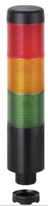 Photo Kompakt 37 - Col. lumineuse monobloc - 85dB - 24VAC/DC - Vert/Orange/Rouge | Ref : 699 110 75