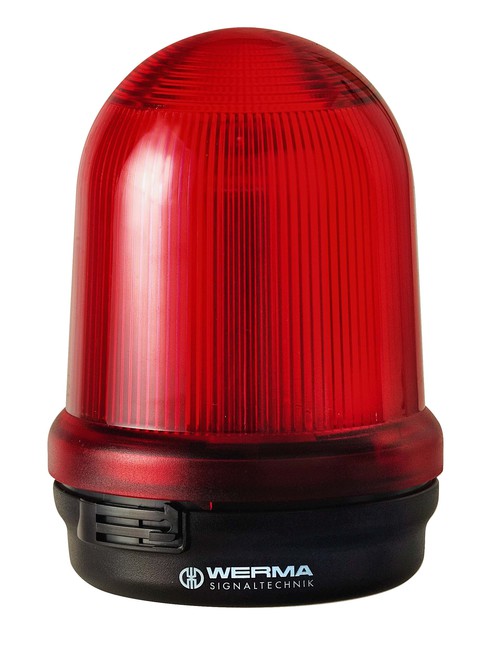 Photo Feu flash - Serie 828 - 10-60VAC/DC - Rouge - Montage a plat | Ref : 828 180 70