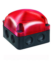 Photo FlexSQUARE - Serie 853 - Feu fixe - 115-230VAC - Rouge - Montage a plat/mural | Ref : 853 100 60