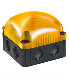 Photo FlexSQUARE - Serie 853 - Feu fixe - 115-230VAC - Orange - A plat/mural | Ref : 853 300 60