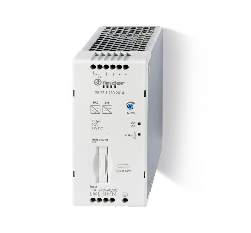 Photo Alimentation 10A E: 88-265VAC S: 24VDC 240W. fusible incorpor avec PFC | Ref : 78.2E.2414