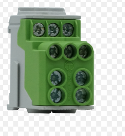 Photo R�PARTITEUR DE TERRE DIN 100A (2X25�+6X1 | Ref : SOMREPVERT