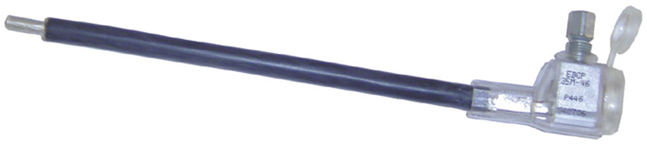 Photo Embout  perforation d'isolant EBCP 35M-16 NOIR. avec cblette 16 mm longueur 235 mm | Ref : EBCP16N