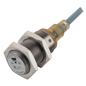 Photo Detecteur inductif M18 cable 30mm PNP NO noyable | Ref : ICB18S30F05PO