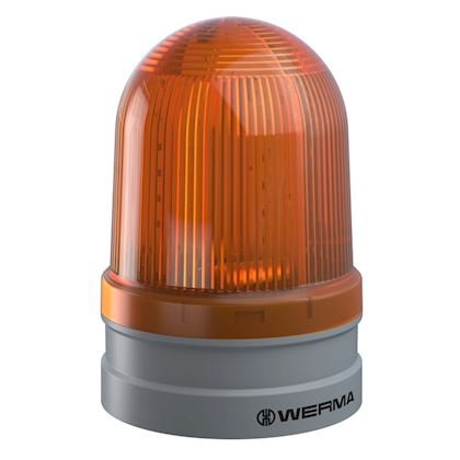 Photo EvoSIGNAL Maxi - Feu rotatif - 115-230VAC - Orange - Montage polyvalent | Ref : 262 340 60