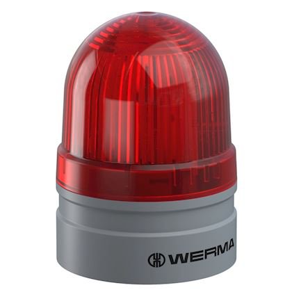 Photo EvoSIGNAL Mini - Feu flash/EVS - 115-230VAC - Rouge - Montage polyvalent | Ref : 260 120 60