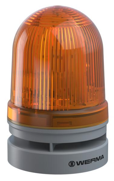 Photo EvoSIGNAL Midi - Combi Flash/EVS 110dB - 115-230VAC - Orange Montage polyvalent | Ref : 461 320 60
