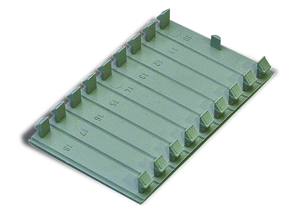 Photo Obturateur standard 4 modules couleur gris | Ref : 3400-G       