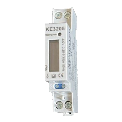 Photo Compteur LCD 45A certifi MID mono section maxi 10mm2 simple tarif | Ref : KE3205