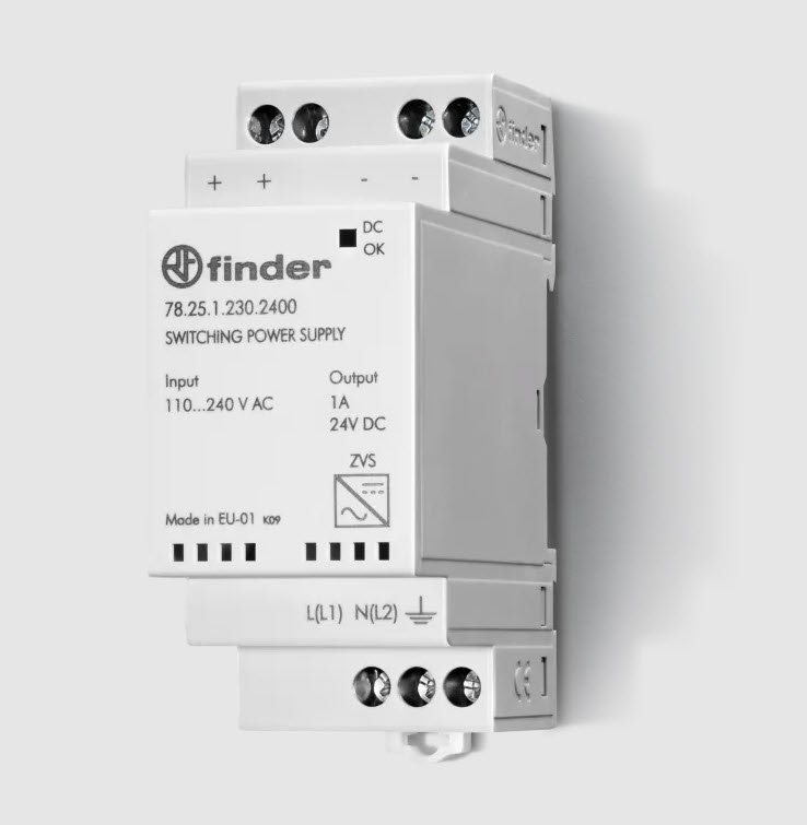 Photo Alimentation 2.1A modulaire E: 110-240VAC S:12VDC 25W LG 35mm | Ref : 78.25.1200